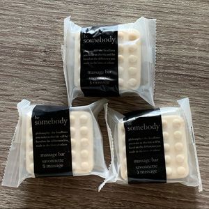 Philosophy Be Somebody Massage Bar Soaps 3x